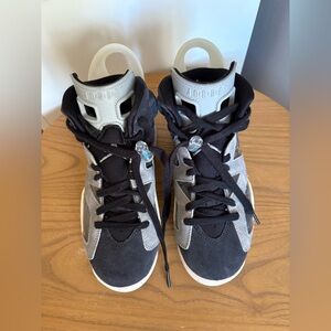 Jordan Black and Gray Women's Sneakers